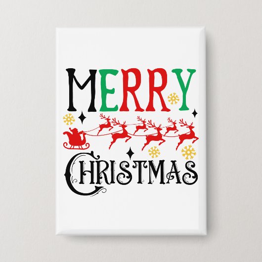 Weihnachten Weihnachten - 61049 T - Shirt Button (Vorderseite)