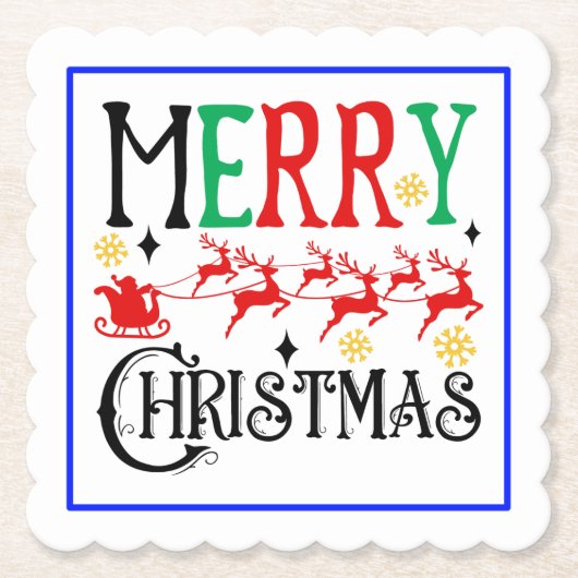 Weihnachten Weihnachten - 61049 T - Shirt Hoodie Untersetzer (Vorderseite)