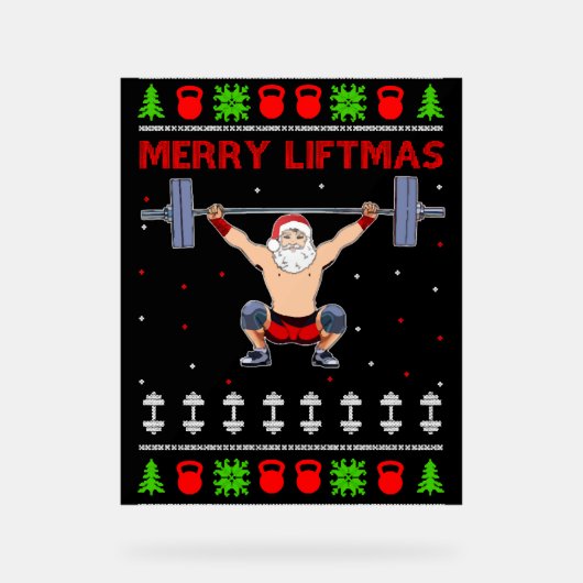 Weihnachten Weihnachten Acrylschild (Vorderseite)