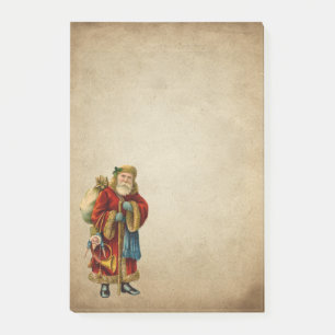 Weihnachten Weihnachten Alte Welt Weihnachtsmann P Post-it Klebezettel