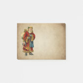 Weihnachten Weihnachten Alte Welt Weihnachtsmann P Post-it Klebezettel (Vorderseite)