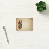 Weihnachten Weihnachten Alte Welt Weihnachtsmann P Post-it Klebezettel (Büro)