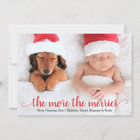 Weihnachten Weihnachten - Ankündigungskarte (Vorderseite)