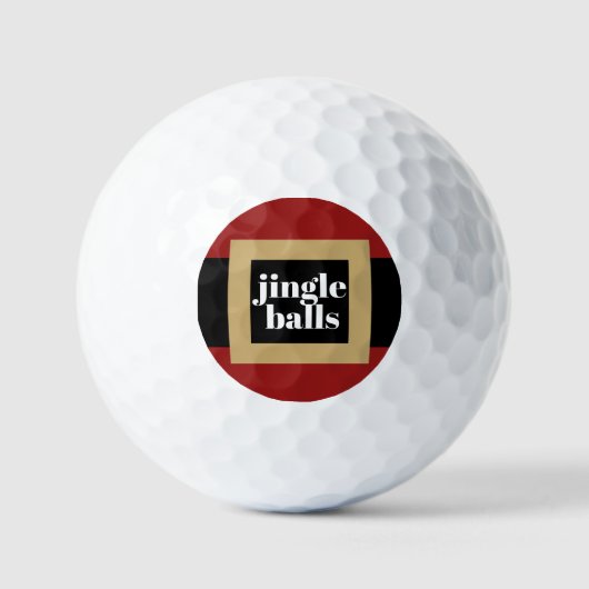 Weihnachten Weihnachten Anzug Belt Jingle Golfball (Vorderseite)