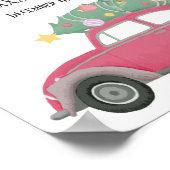 Weihnachten, Weihnachten, Baby, Weihnachtsbaum, Au Poster (Ecke)