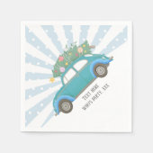 Weihnachten, Weihnachten, Baby, Weihnachtsbaum, Au Serviette (Vorderseite)