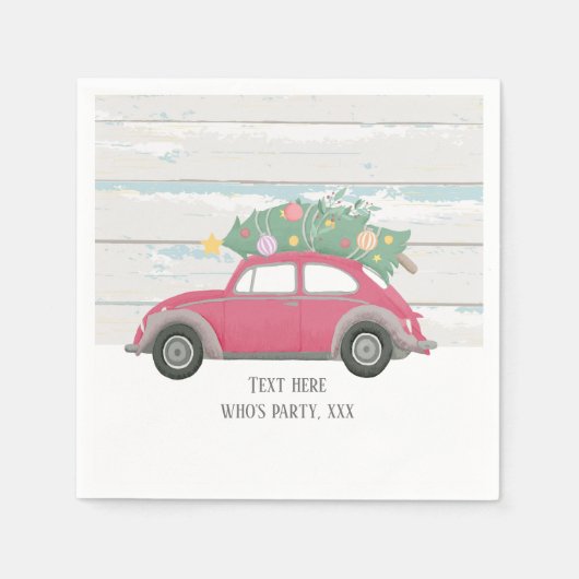 Weihnachten, Weihnachten, Baby, Weihnachtsbaum, Au Serviette (Vorderseite)