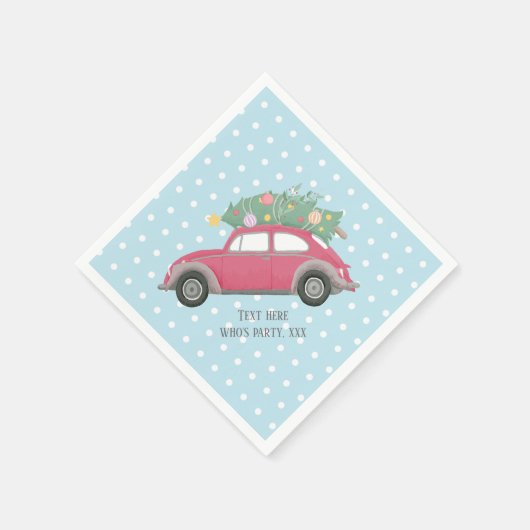 Weihnachten, Weihnachten, Baby, Weihnachtsbaum, Au Serviette (Ecke)