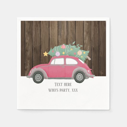 Weihnachten, Weihnachten, Baby, Weihnachtsbaum, Au Serviette (Vorderseite)