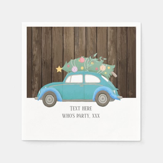 Weihnachten, Weihnachten, Baby, Weihnachtsbaum, Au Serviette (Vorderseite)