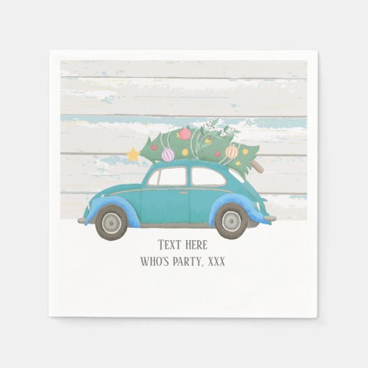 Weihnachten, Weihnachten, Baby, Weihnachtsbaum, Au Serviette (Vorderseite)