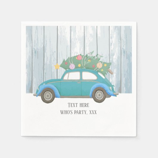 Weihnachten, Weihnachten, Baby, Weihnachtsbaum, Au Serviette (Vorderseite)