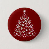 Weihnachten Weihnachten Baum Winter Merry Bright U Button (Vorderseite)