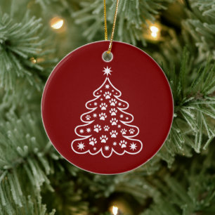Weihnachten Weihnachten Baum Winter Merry Bright U Keramik Ornament