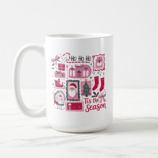 Weihnachten Weihnachten Bäume Dies ist die Jahresz Kaffeetasse (Links)