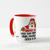 Weihnachten Weihnachten Besuch Bah Humbug Tasse (Vorderseite Links)