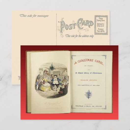 Weihnachten, Weihnachten Carol, Frontispiz (Vorne/Hinten)