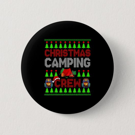 Weihnachten Weihnachten Crew Weihnachten Weihnacht Button (Vorderseite)