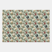 Weihnachten Weihnachten Design Geschenkpapier Set (Vorderseite 3)
