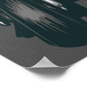 Weihnachten Weihnachten Ein Motorrad fahren Poster (Ecke)