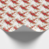 Weihnachten Weihnachten Einhorn Lashes White Gold  Geschenkpapier (Ecke)