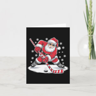 Weihnachten Weihnachten Eishockey Weihnachtsfeier Karte