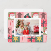 Weihnachten Weihnachten Familienurlaub Foto Card (Vorne/Hinten)