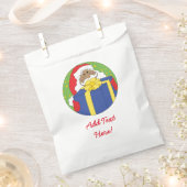 Weihnachten Weihnachten Farbe mit Gegenwart Geschenktütchen (Ausgeschnitten)