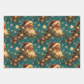 Weihnachten: Weihnachten Feierliche Nacht Himmel Geschenkpapier Set (Vorderseite 3)