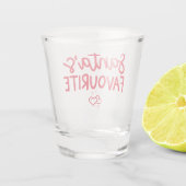 Weihnachten Weihnachten Feierliche Romantische Lie Schnapsglas (Rückseite)