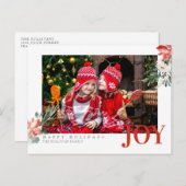 Weihnachten Weihnachten Foto Gruß Postkarte (Vorne/Hinten)