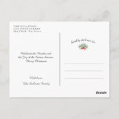 Weihnachten Weihnachten Foto Gruß Postkarte (Rückseite)