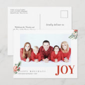 Weihnachten Weihnachten Foto Gruß Postkarte 3 (Vorne/Hinten)