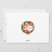 Weihnachten Weihnachten Foto Grußkarte (Rückseite)