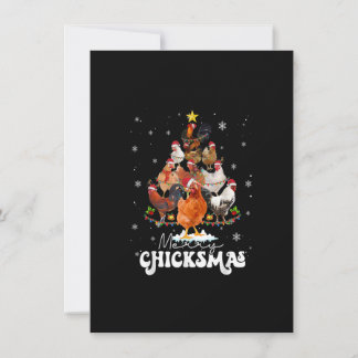 Weihnachten Weihnachten frohe Chickmas Weihnachtsm Einladung