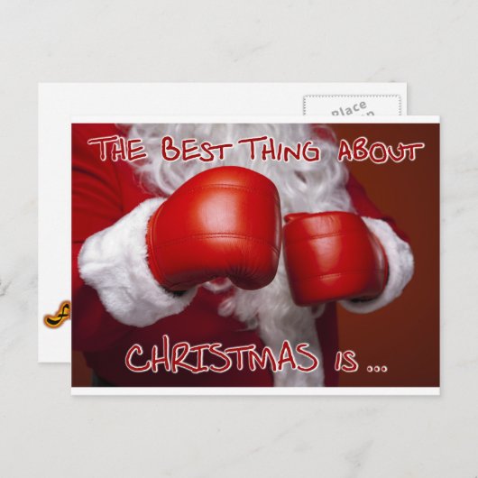 Weihnachten Weihnachten Funny Spaß Boxtag (Vorne/Hinten)