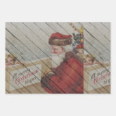 Weihnachten Weihnachten Geschenkpapier Set (Vorderseite 2)