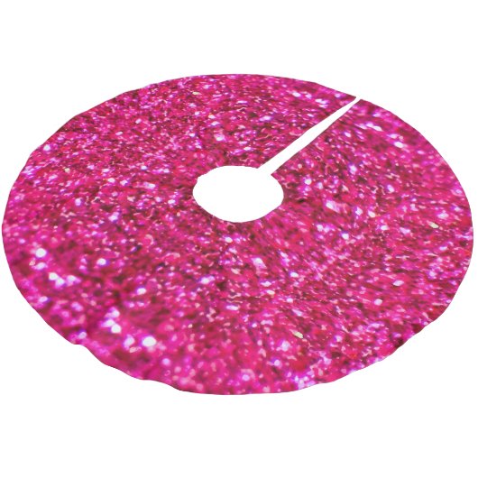 Weihnachten Weihnachten-Glitzer-Rock Polyester Weihnachtsbaumdecke (Schrägansicht)