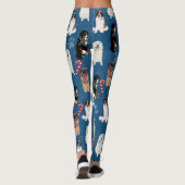 Weihnachten Weihnachten Große Hunde Leggings (Rückseite)
