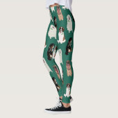 Weihnachten Weihnachten Große Hunde Leggings (Links)