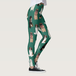 Weihnachten Weihnachten Große Hunde Leggings