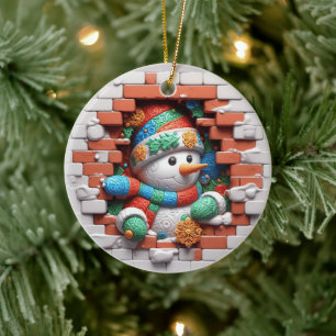 Weihnachten Weihnachten hinzufügen Nachricht Schne Keramik Ornament