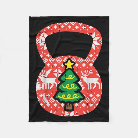 Weihnachten Weihnachten Ich bin nur hier für die C Fleecedecke (Vorderseite)