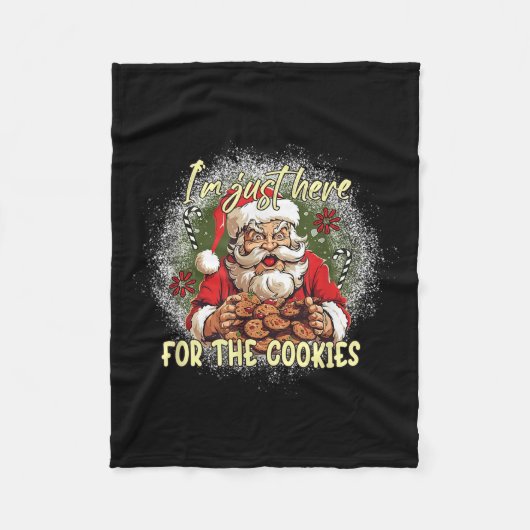 Weihnachten Weihnachten Ich bin nur hier für die C Fleecedecke (Vorderseite)