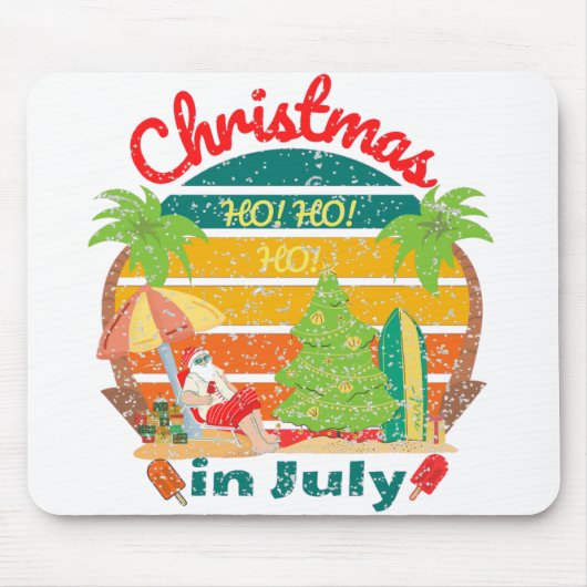 Weihnachten/Weihnachten im Juli Mousepad (Vorne)