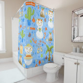 Weihnachten Weihnachten im Juli Snowman Kakteen So Duschvorhang (Beispiel)