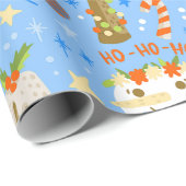 Weihnachten Weihnachten im Juli Snowman Kakteen So Geschenkpapier (Rolleneckpunkt)