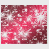 Weihnachten Weihnachten ist der Grund Geschenkpapier (Flach)