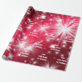 Weihnachten Weihnachten ist der Grund Geschenkpapier (Ungerollt)