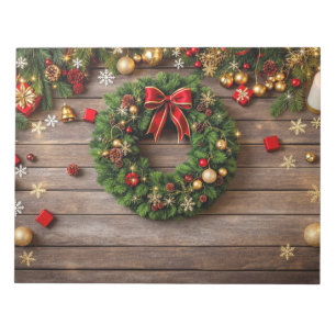 Weihnachten Weihnachten Jahreszeit Kerzen Dekorati Notizblock